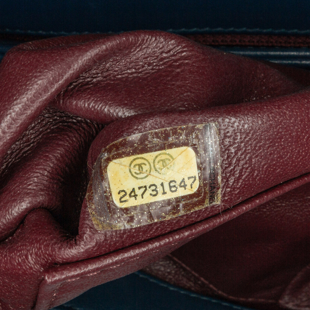 Small Quilted Lambskin Trendy CC Flap Blue - Gaby Paris
