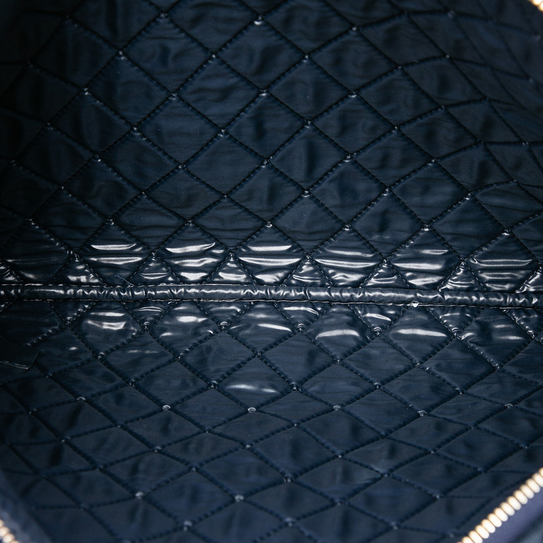 Matelassé O Étui Pochette Grand Bleu