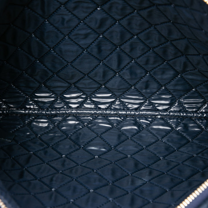 Matelassé O Étui Pochette Grand Bleu
