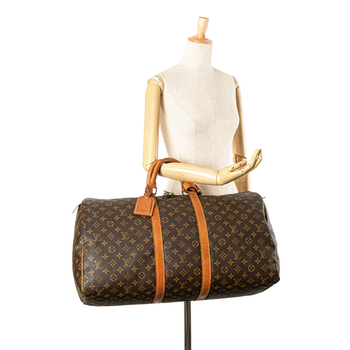Monogram Keepall 55 Brown - Gaby Paris