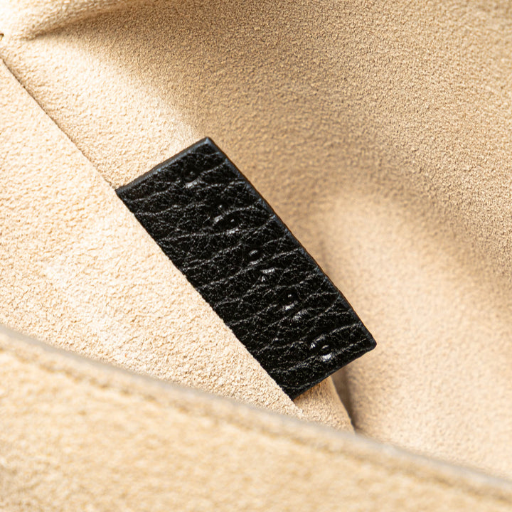 Large Grained Lambskin Drew Crossbody Black - Gaby Paris