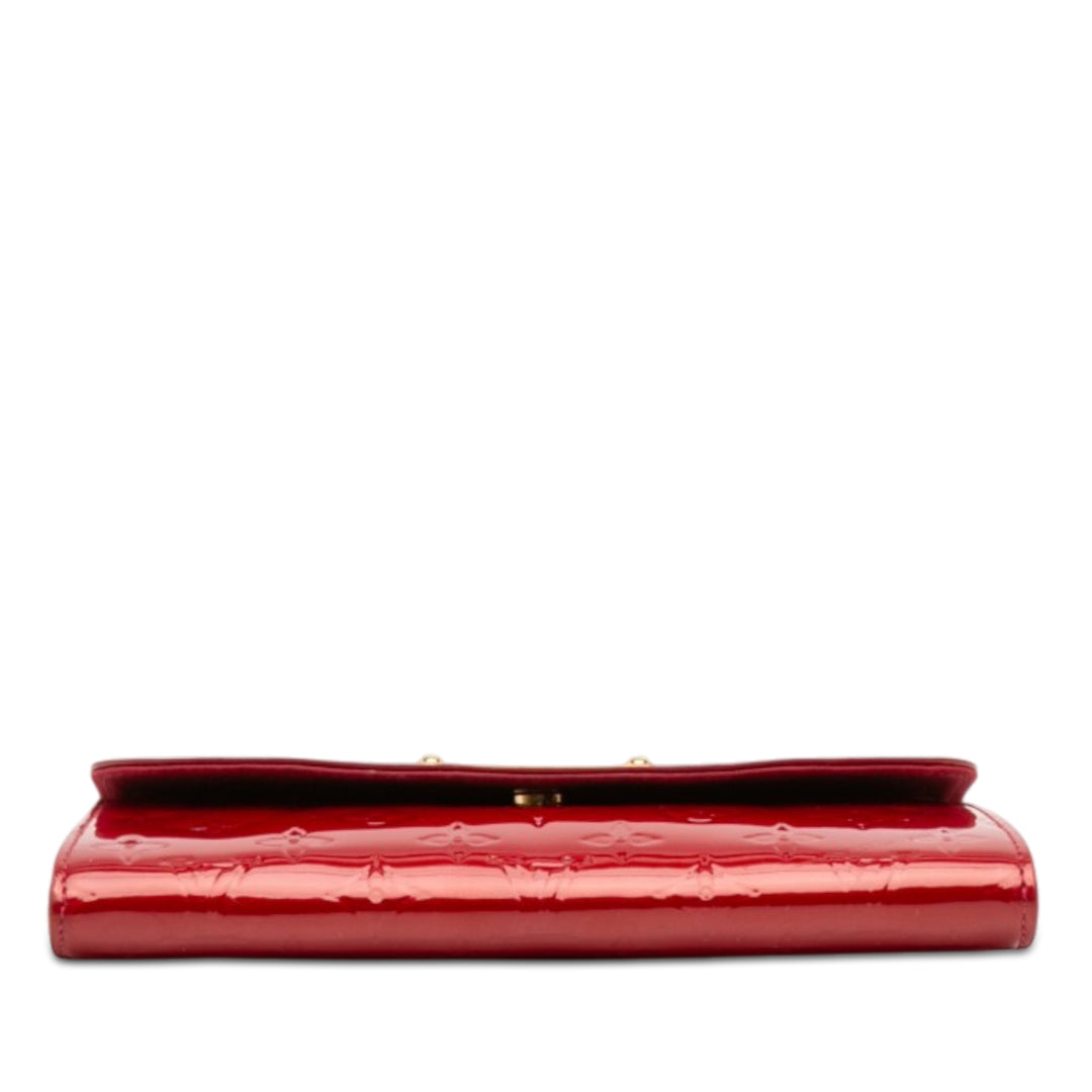 Louis Vuitton Sunset Boulevard Cuir verni Monogram Rouge – vue 3 – GABY PARIS