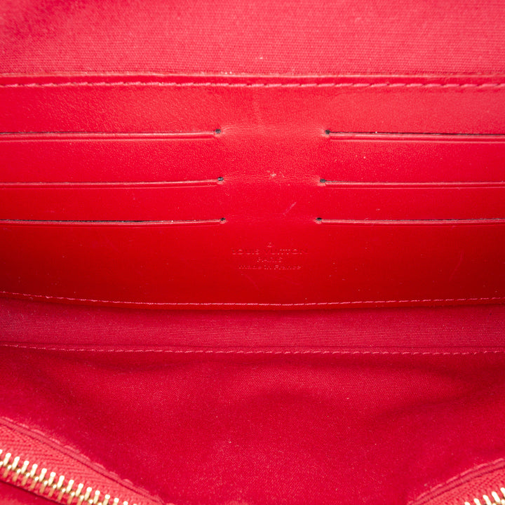 Louis Vuitton Sunset Boulevard Cuir verni Monogram Rouge – vue 4 – GABY PARIS