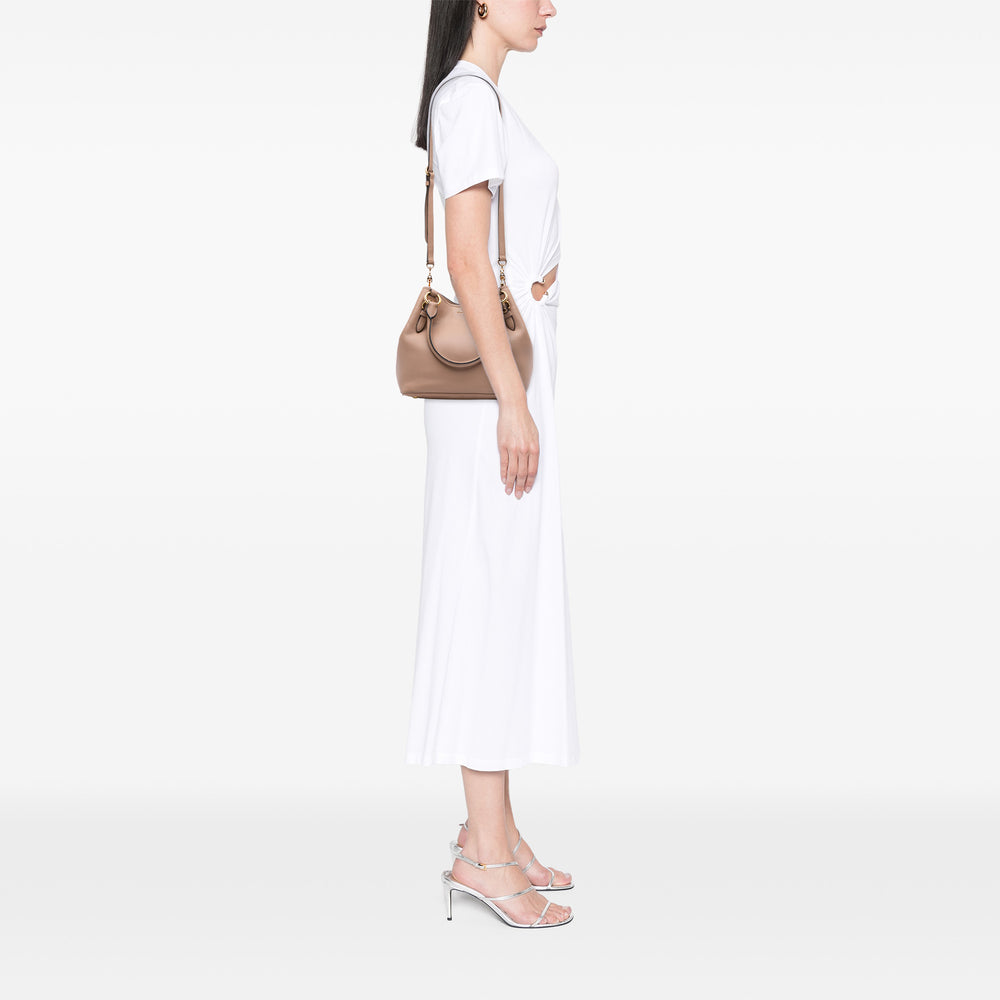 Vitello Phenix Satchel Brown - Gaby Paris