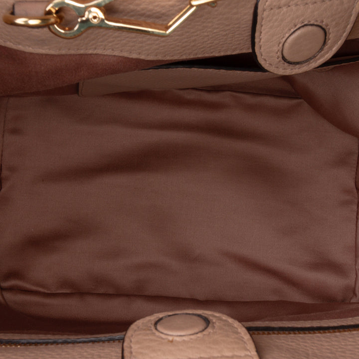 Vitello Phenix Satchel Brown - Gaby Paris