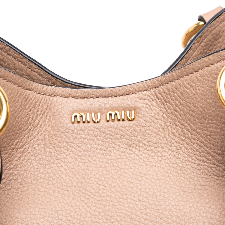 Vitello Phenix Satchel Brown - Gaby Paris