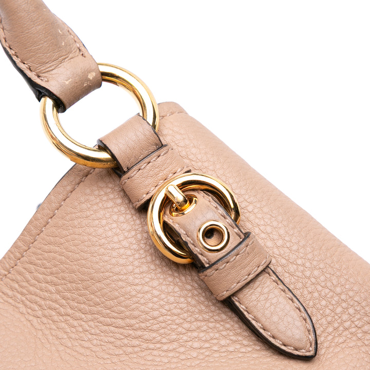 Vitello Phenix Satchel Brown - Gaby Paris