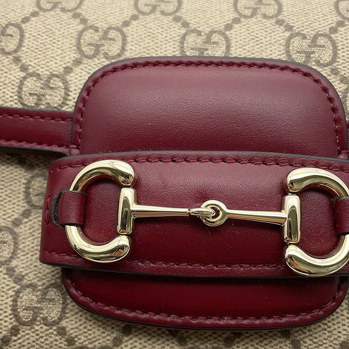 Horsebit 1955 sac à GG Supreme Rouge