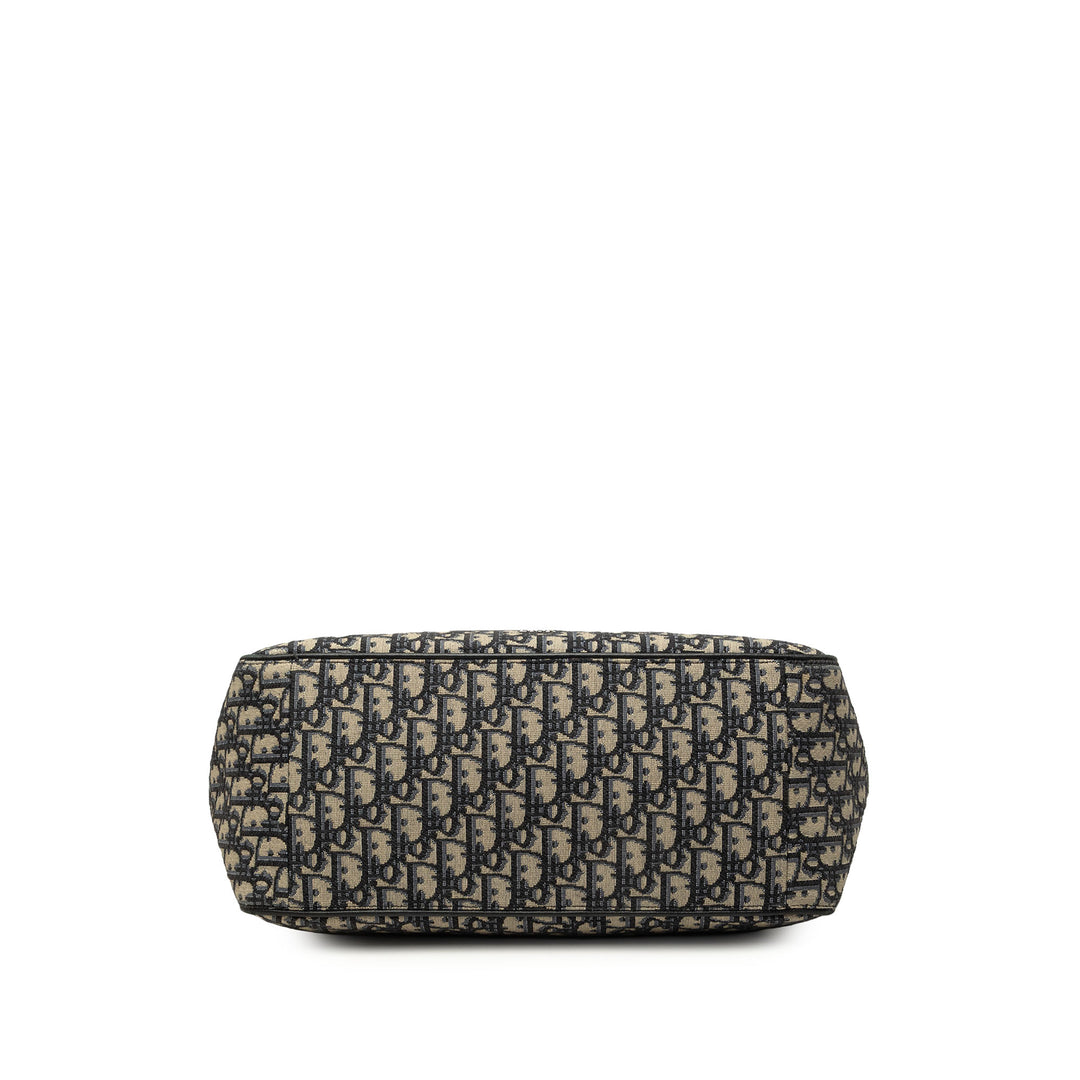 Dior Cabas Saddle Oblique Bleu – vue 3 – GABY PARIS