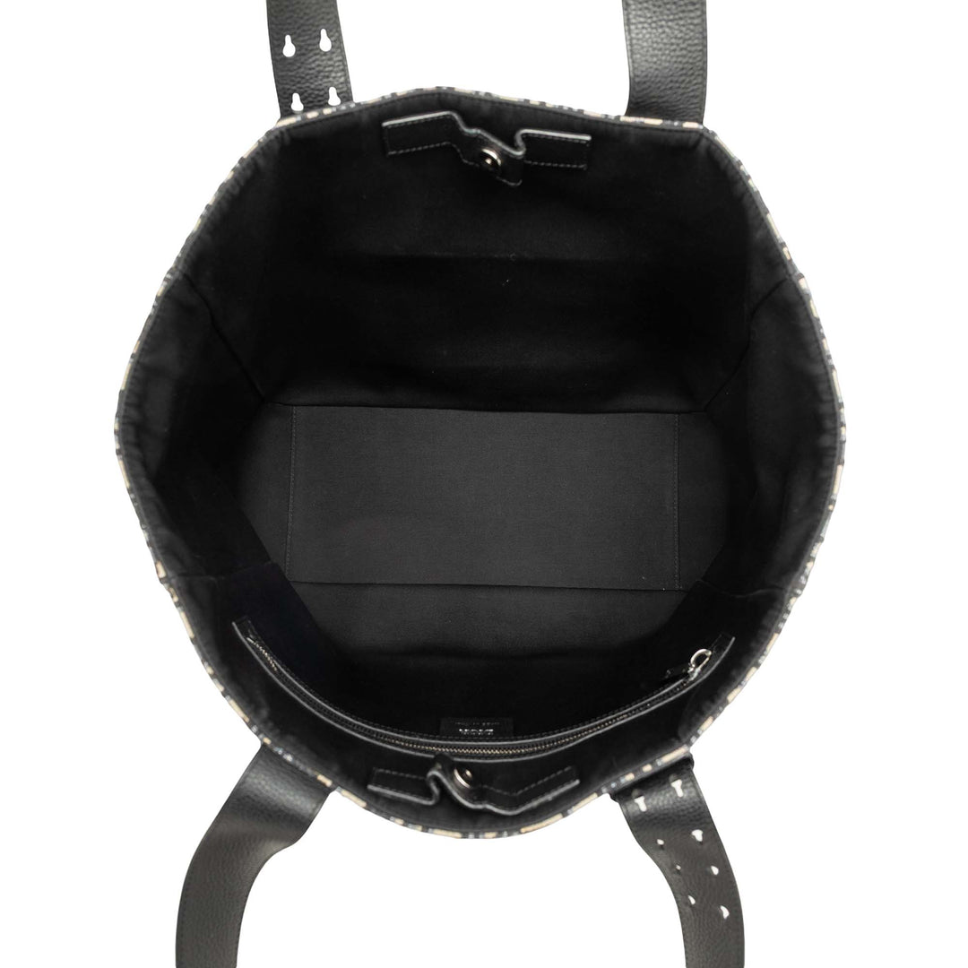 Dior Cabas Saddle Oblique Bleu – vue 4 – GABY PARIS