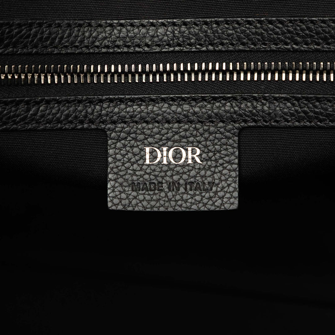 Dior Cabas Saddle Oblique Bleu – vue 5 – GABY PARIS