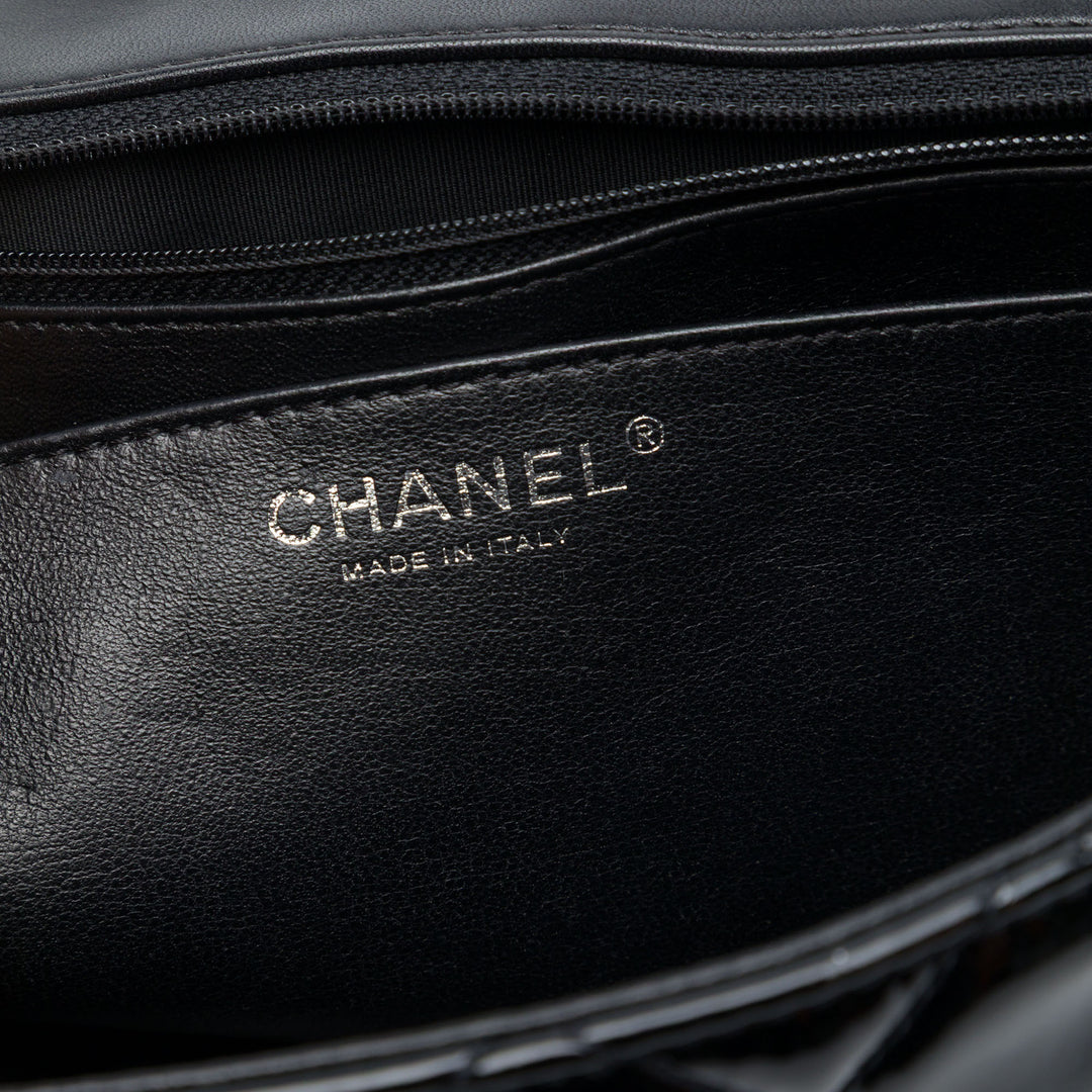 Chanel Classic Rabat simple Jumbo Noir