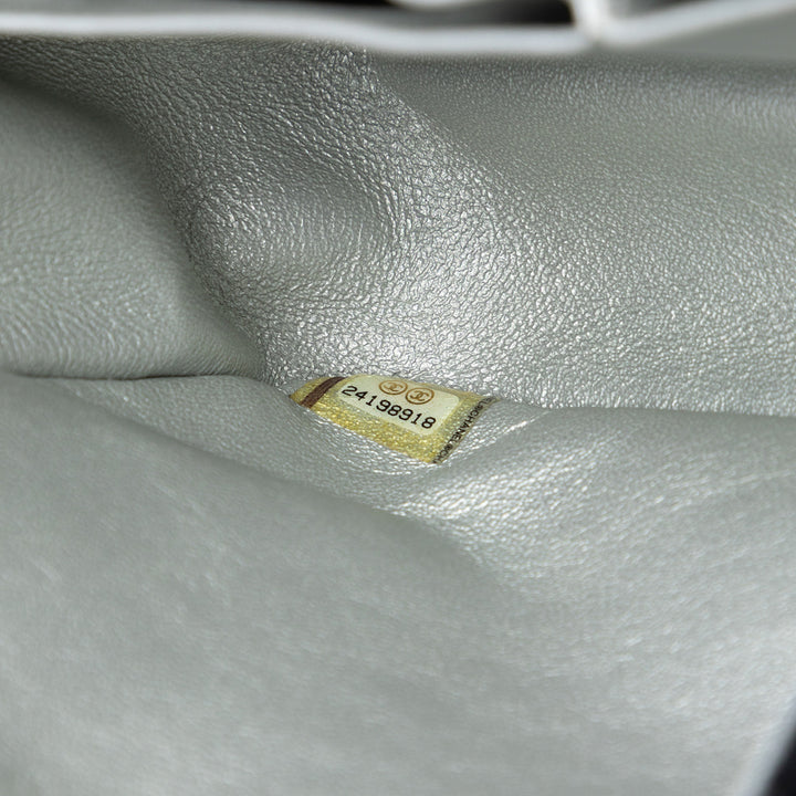 Chanel Classic Matelassé et Métallisé Double rabat Moyen Tweed