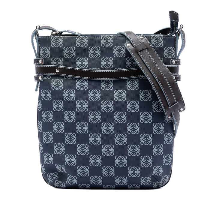 LOEWE Anagram Coated Toile Sac porté croisé