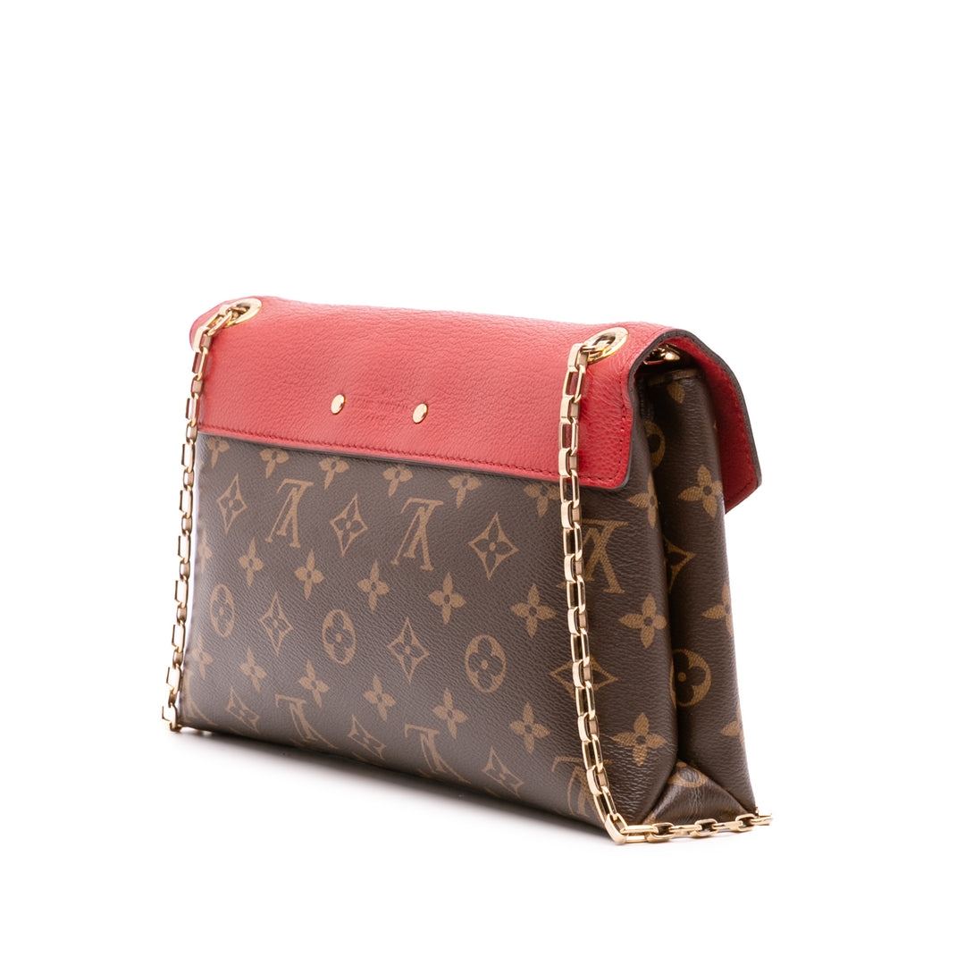 Monogram Pallas Chain Brown - Gaby Paris