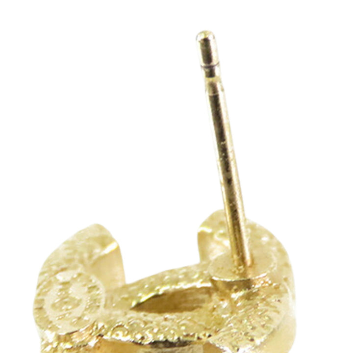 Chanel Doré Plated CC Crystal Push Back Boucle d’oreilles Doré – GABY PARIS Authentique