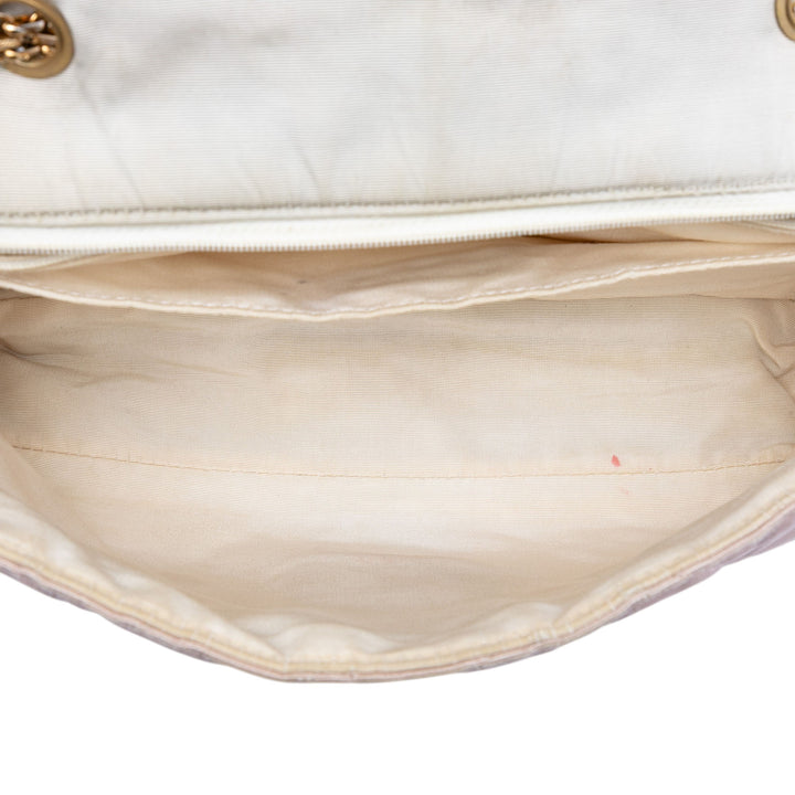 Chanel Tricolor Matelassé Grosgrain Satin Reissue 2.55 Simple rabat 227