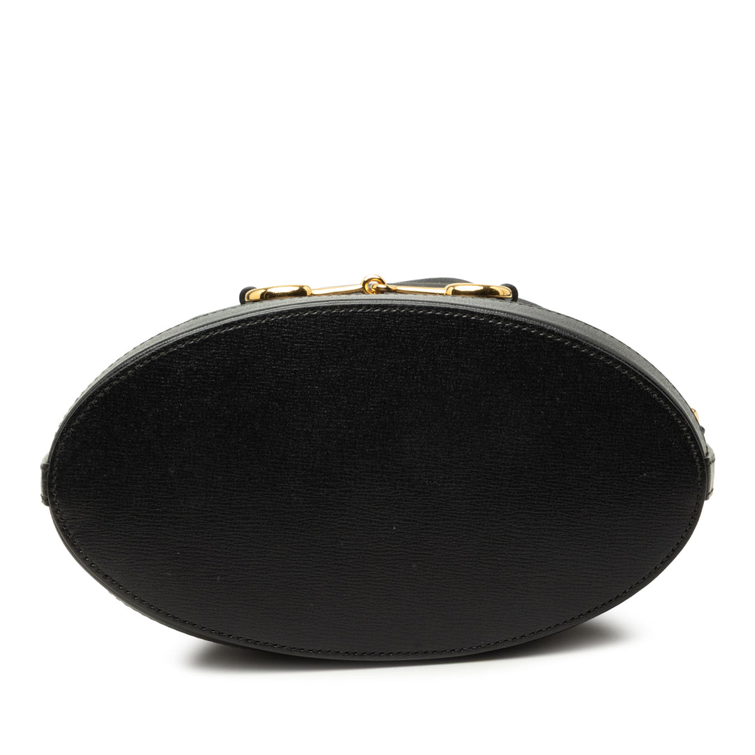 Gucci Horsebit 1955 Sac seau Cuir de veau Noir – vue 3 – GABY PARIS