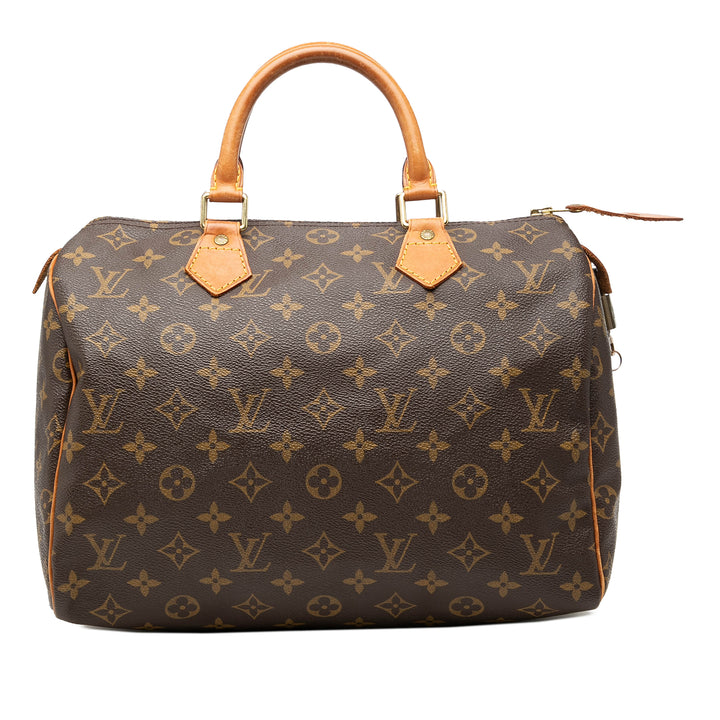 Louis Vuitton Speedy 30 Monogram Marron – vue principale – GABY PARIS