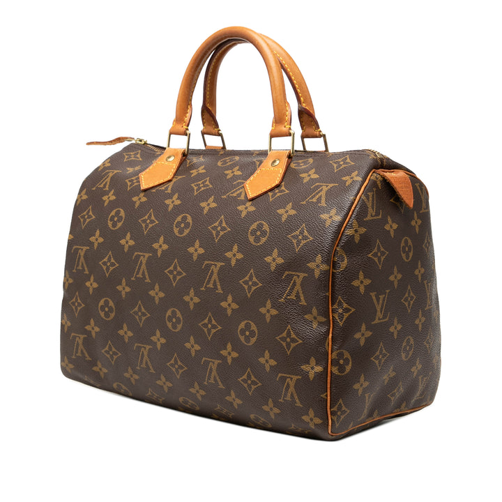 Louis Vuitton Speedy 30 Monogram Marron – vue 2 – GABY PARIS