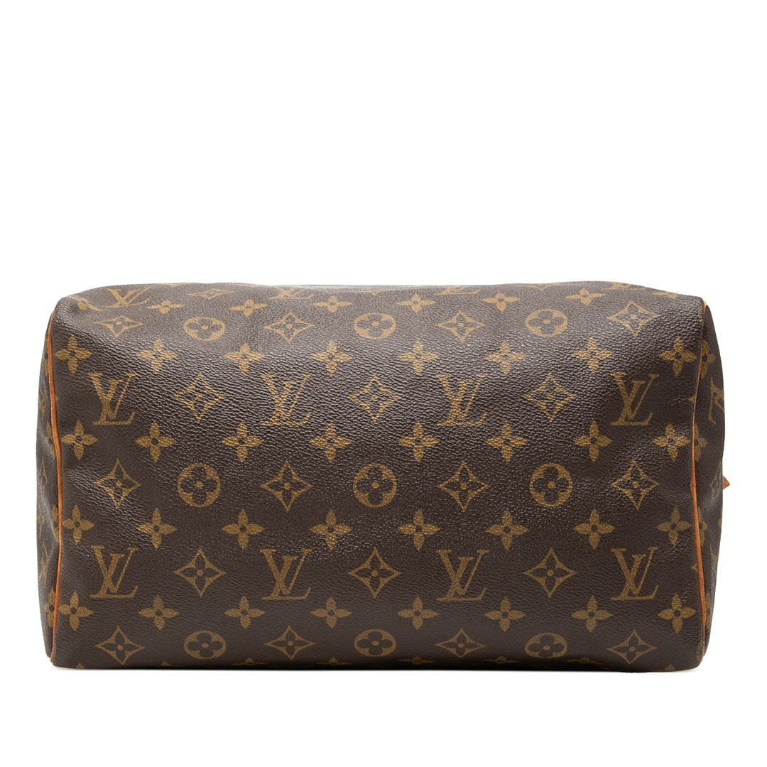 Louis Vuitton Speedy 30 Monogram Marron – vue 3 – GABY PARIS