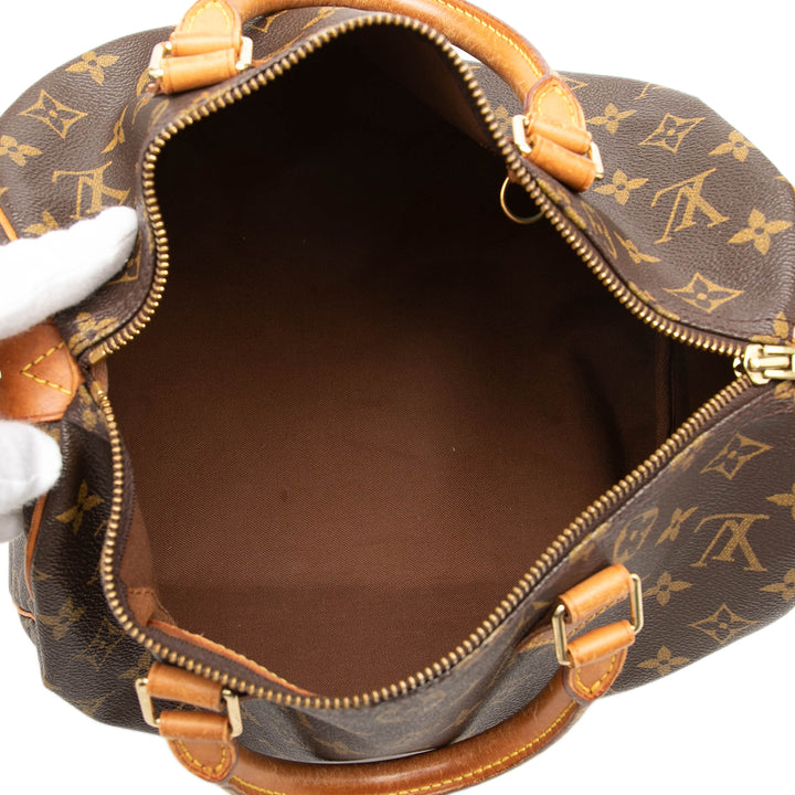 Louis Vuitton Speedy 30 Monogram Marron – vue 4 – GABY PARIS