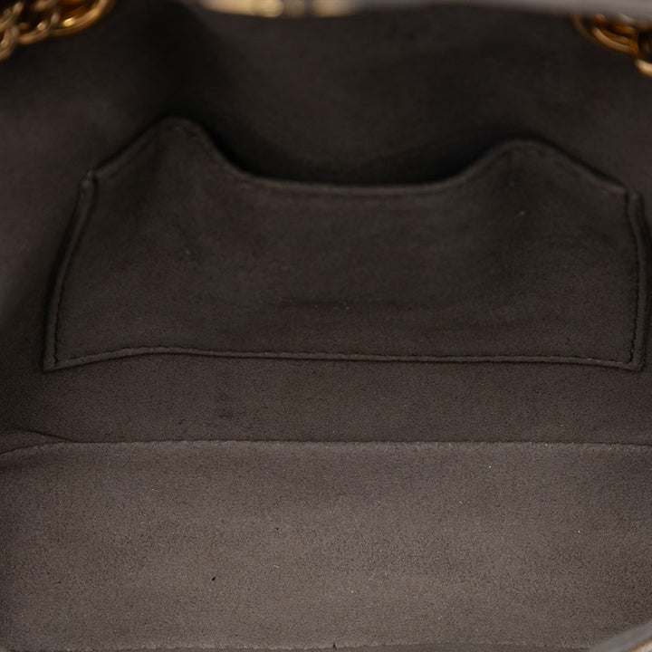 Fendi Mini FF 1974 Glazed Fabric Stamp Patch Sac porté croisé