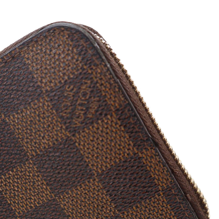 Damier Ebene Zippy Long Wallet Brown - Gaby Paris