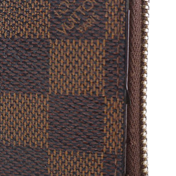 Damier Ebene Zippy Long Wallet Brown - Gaby Paris