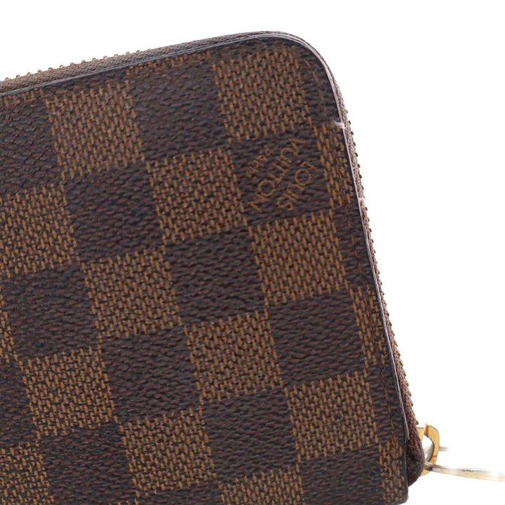 Damier Ebene Zippy Long Wallet Brown - Gaby Paris
