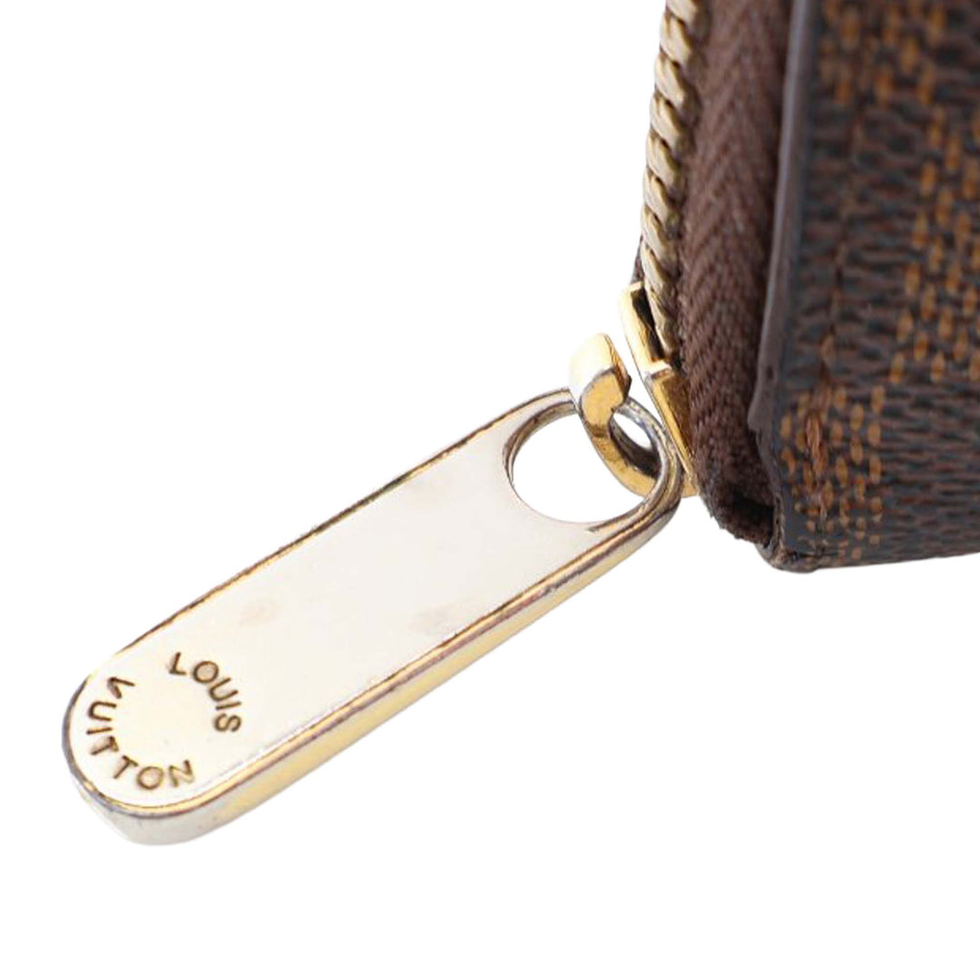 Damier Ebene Zippy Long Wallet Brown - Gaby Paris