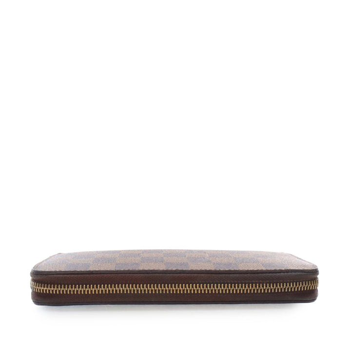 Damier Ebene Zippy Long Wallet Brown - Gaby Paris