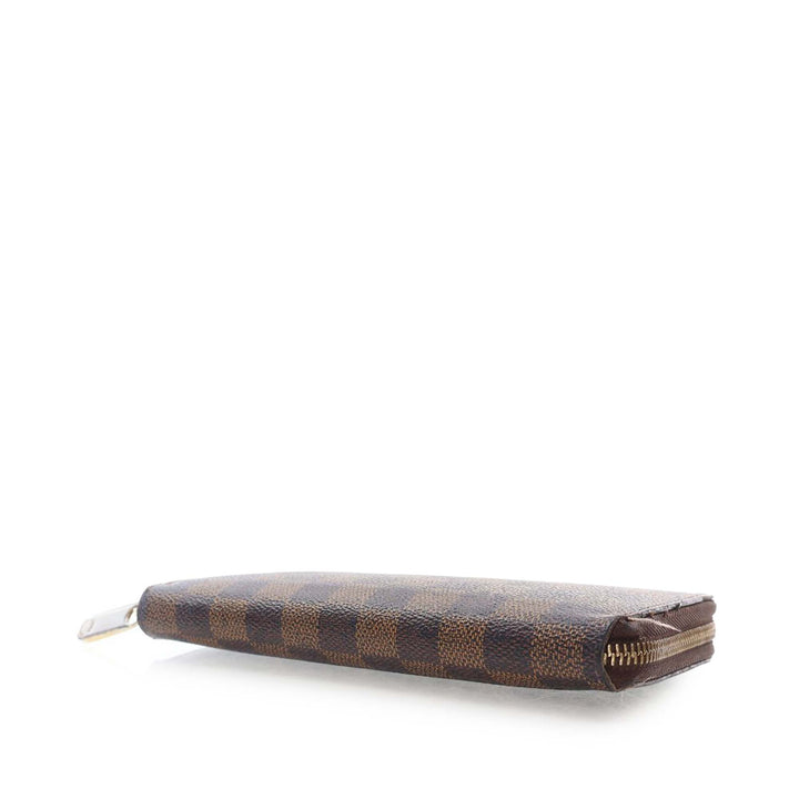 Damier Ebene Zippy Long Wallet Brown - Gaby Paris