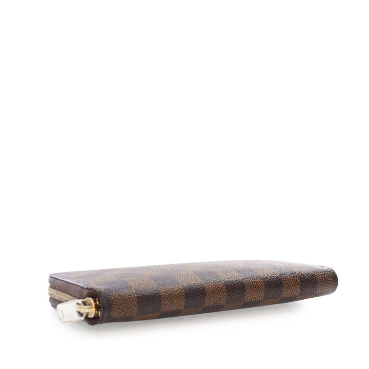 Damier Ebene Zippy Long Wallet Brown - Gaby Paris