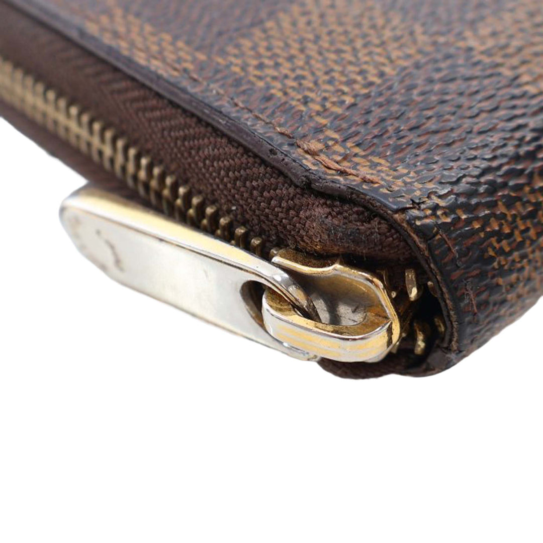 Damier Ebene Zippy Long Wallet Brown - Gaby Paris