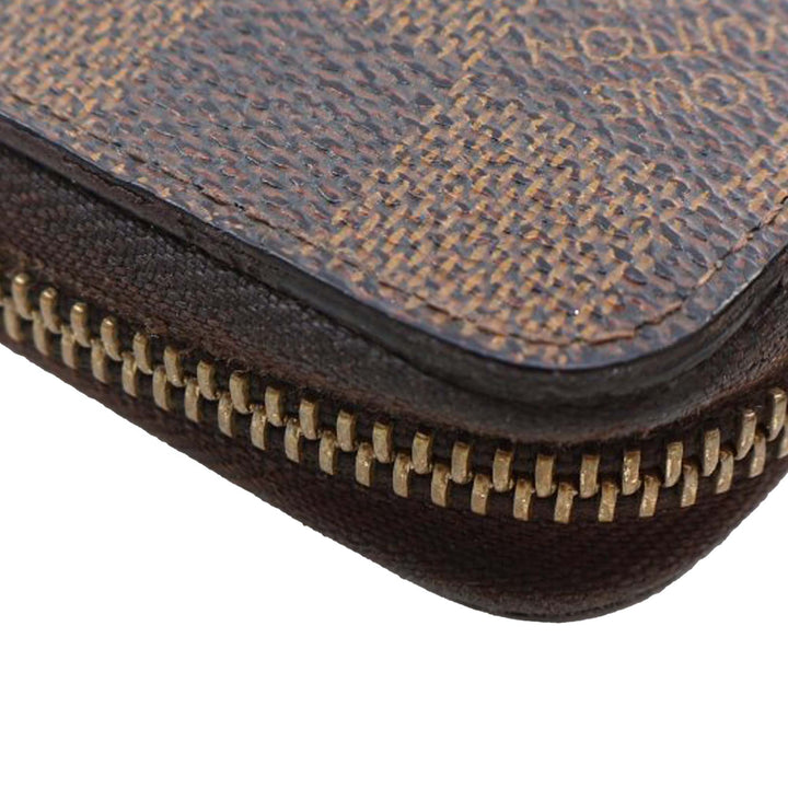 Damier Ebene Zippy Long Wallet Brown - Gaby Paris