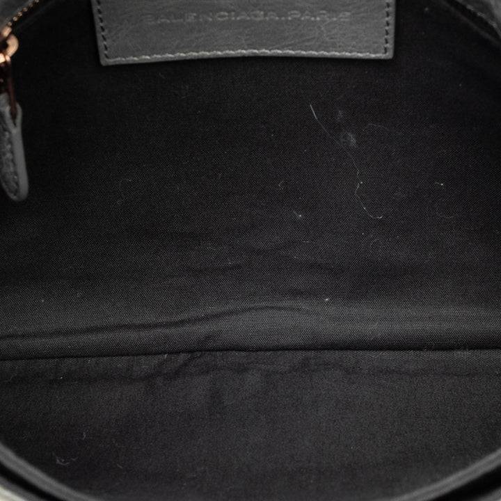 Balenciaga Motocross Giant 12 Enveloppe Pochette Cuir d'agneau Gris