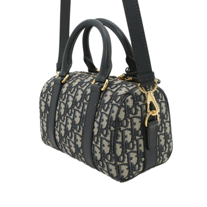 Oblique Canvas Groove 20 Blue - Gaby Paris