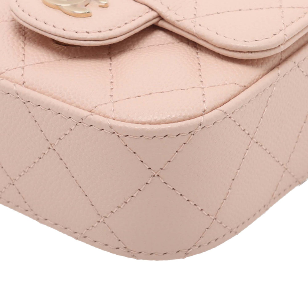 Chanel Mini Classic Caviar Pochette avec chaîne