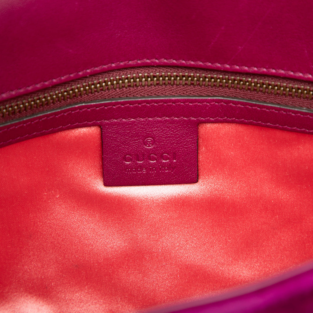 Gucci GG Marmont Matelasse Sac Moyen Velours