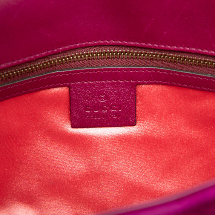 Gucci GG Marmont Matelasse Sac Moyen Velours