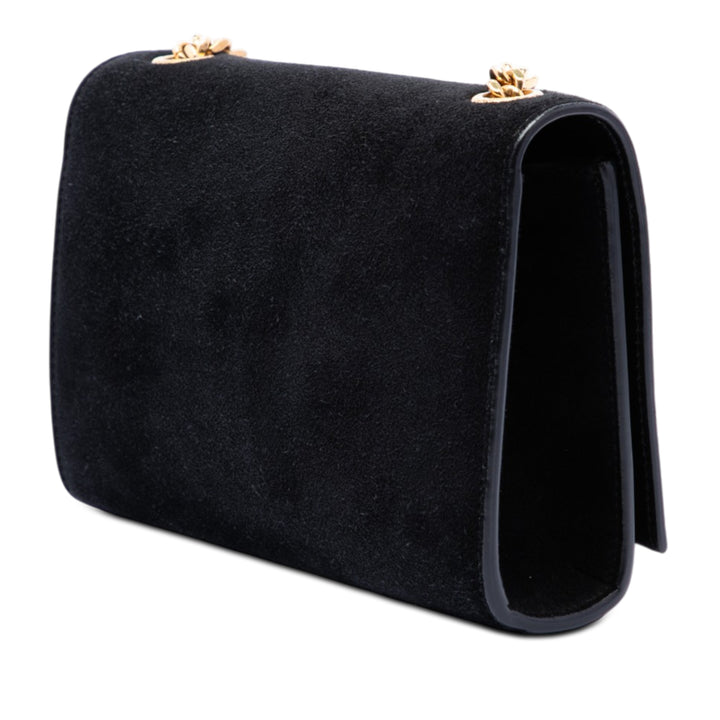 Saint Laurent Kate Pompon Sac Petit Velours