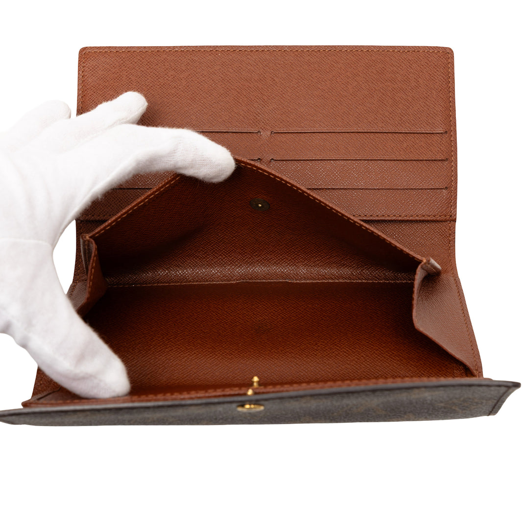 Louis Vuitton Monogram Porte Tresor International Portefeuille