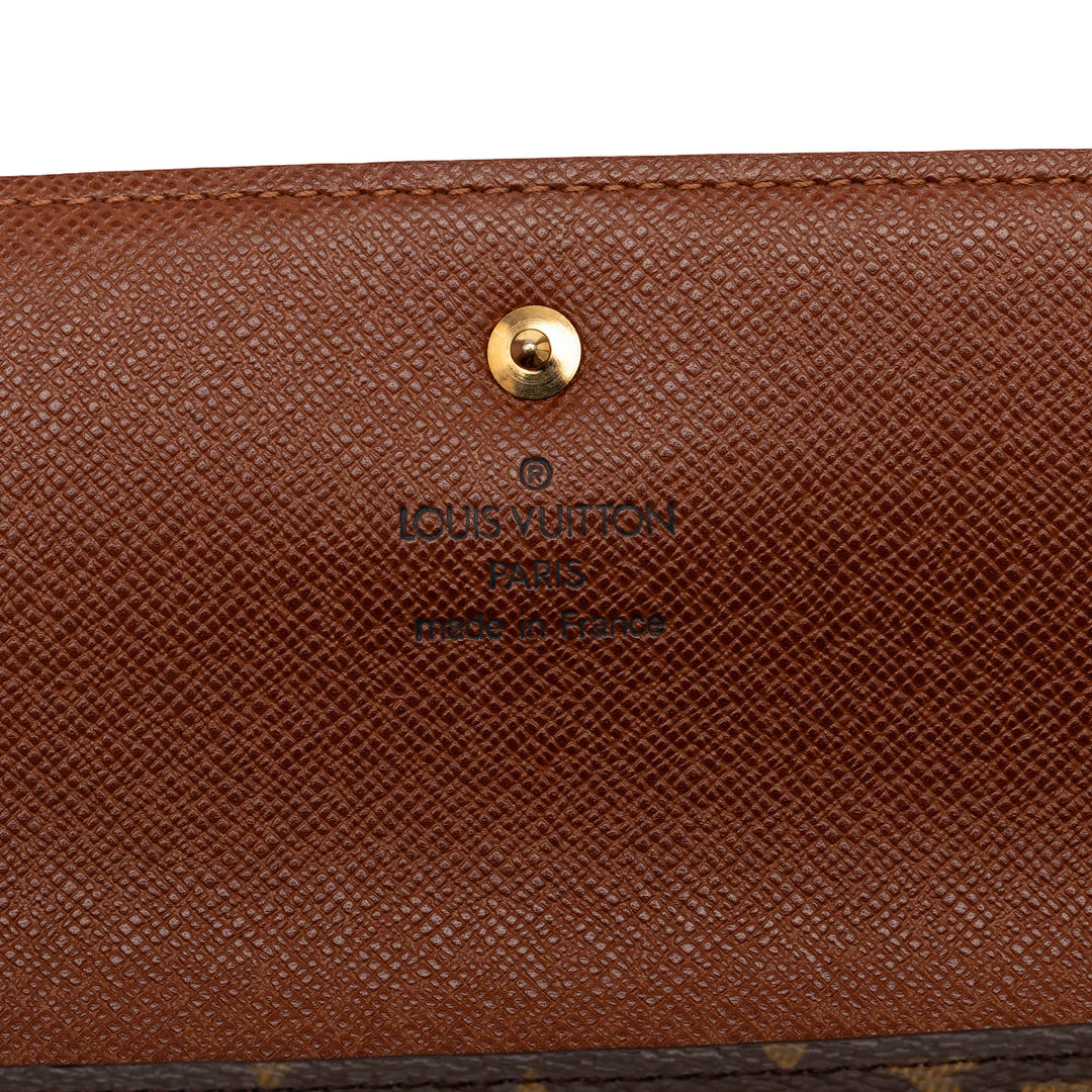 Louis Vuitton Monogram Porte Tresor International Portefeuille