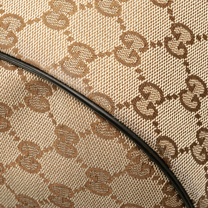 GG Canvas Backpack Brown - Gaby Paris
