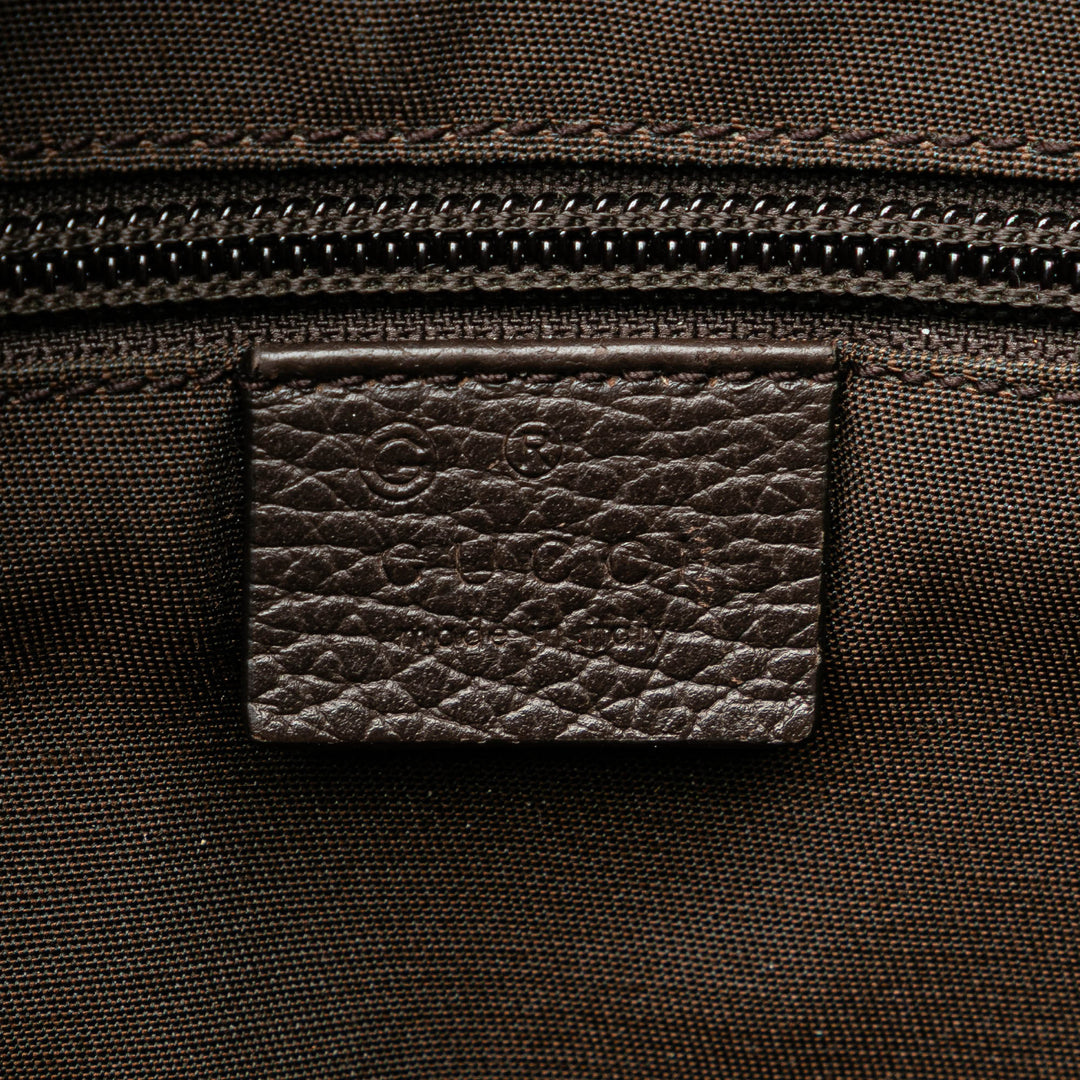 GG Canvas Backpack Brown - Gaby Paris