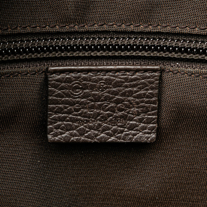 GG Canvas Backpack Brown - Gaby Paris