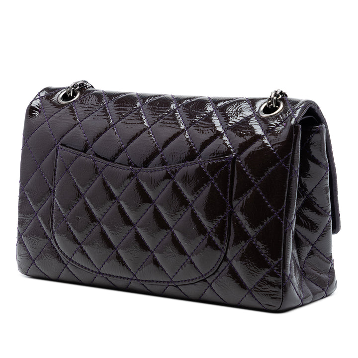 Chanel Matelassé Cuir verni Reissue 2.55 Double rabat 226