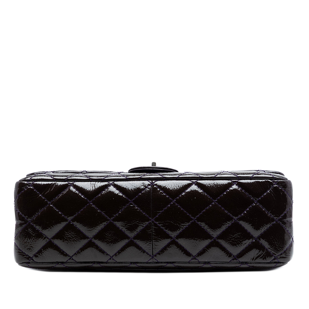 Chanel Matelassé Cuir verni Reissue 2.55 Double rabat 226