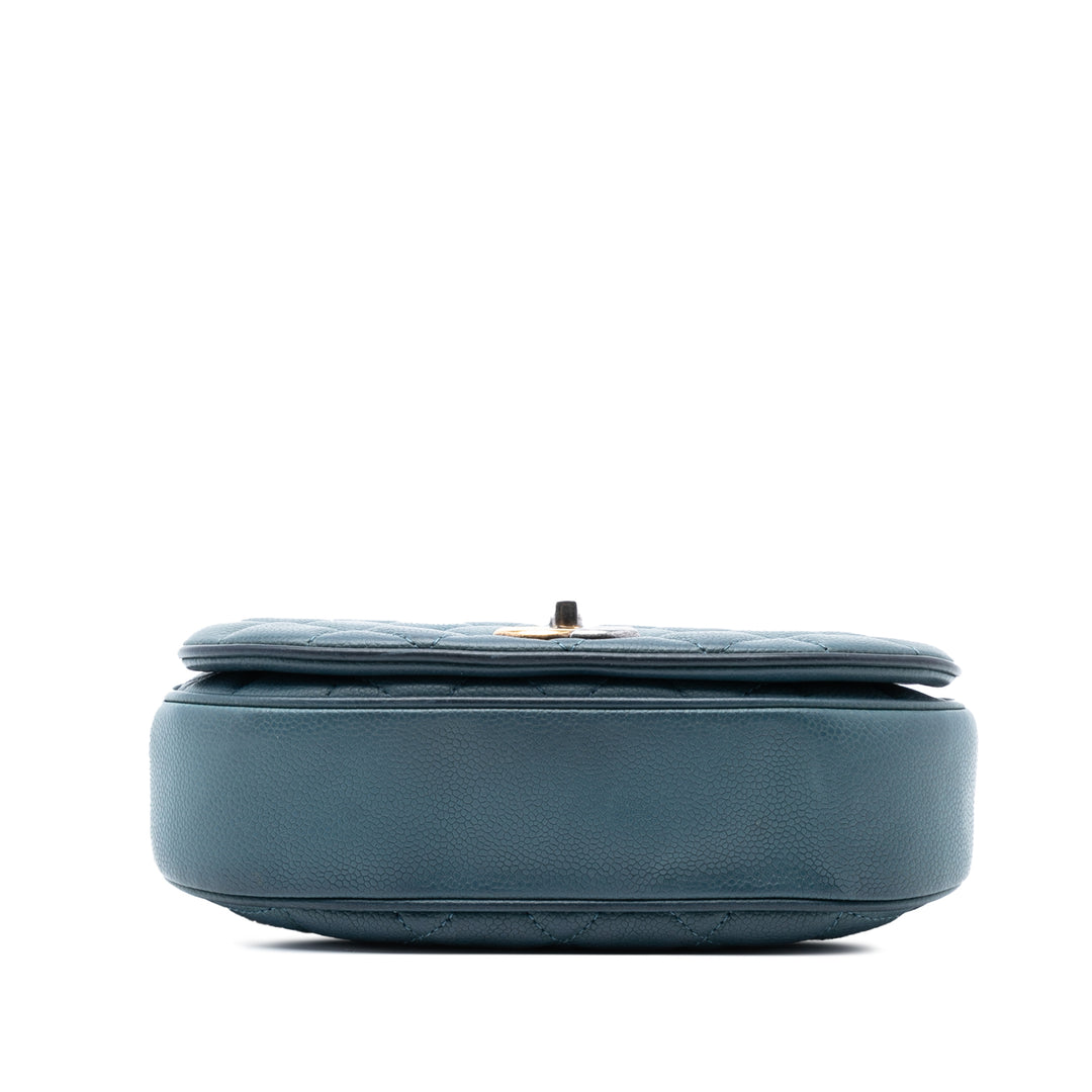 Chanel Matelassé Casual Poche à rabat Petit Cuir caviar